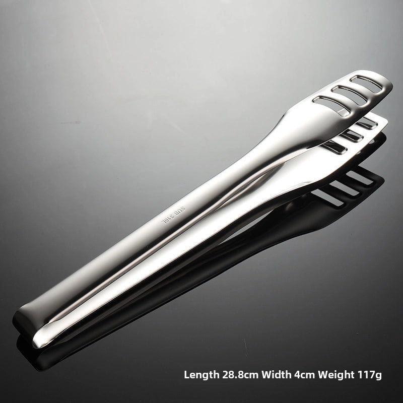 316 Stainless Steel Square-Head Food Clip for Steak, Bread, BBQ, Camping | Kitchen Utensils & Barbecue Accessories