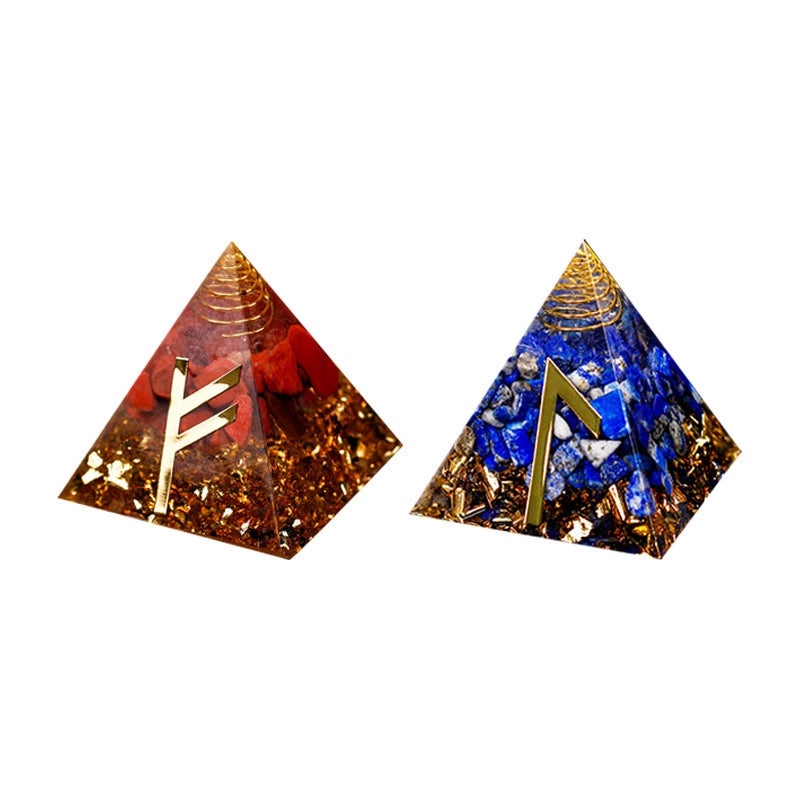 Minimalist Crystal Pyramid Ornament | Daily Indoor Home Decor