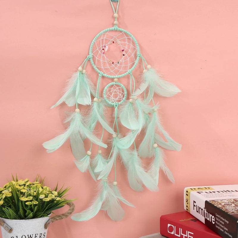 Bohemian Dreamcatcher Feather Metal Wind Chime|Home Decor Wind Chimes