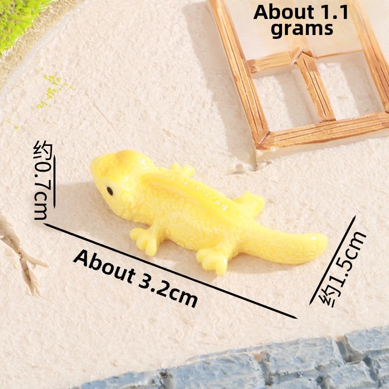 Realistic Lizard Miniature Landscape Resin Ornaments DIY Accessories for Shoes and Fridge | DIY Craft Supplies