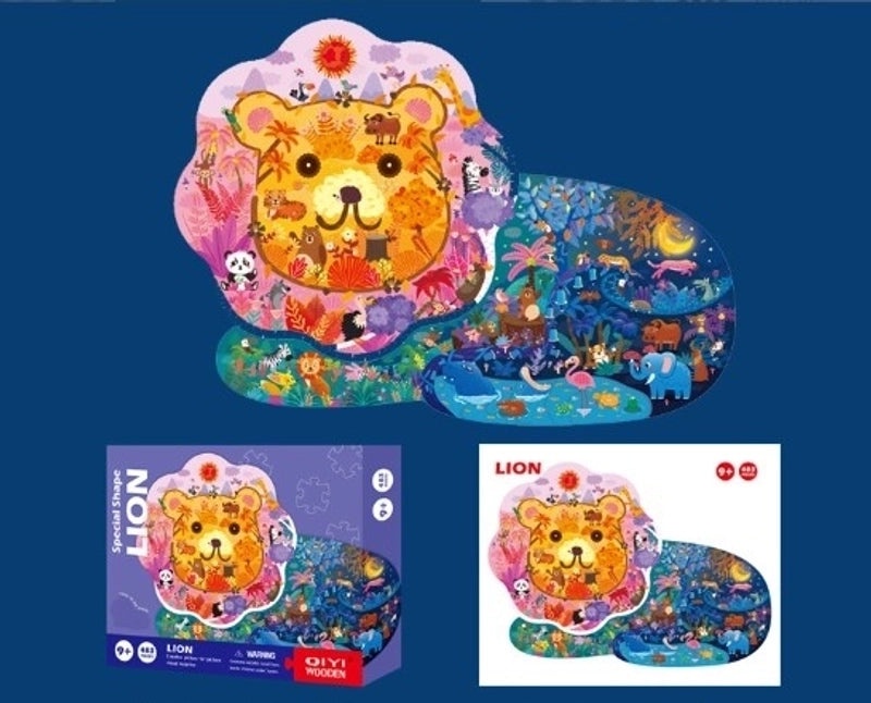 Animal Paper Puzzle Toys for Toddlers 3-6 Years Old|Educational Toys & Games