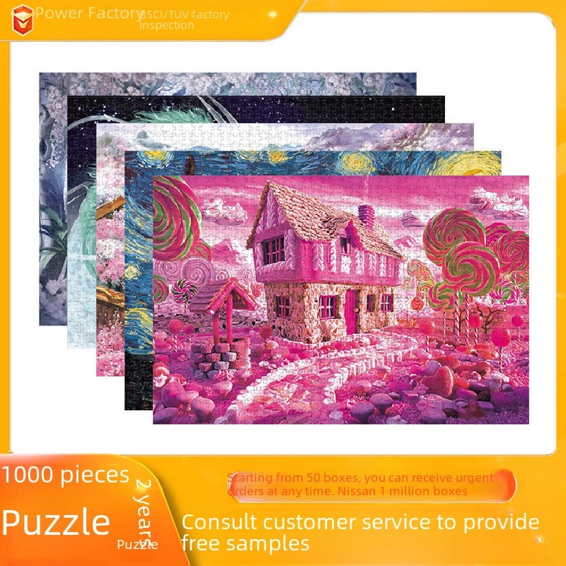 Anime Hell Paper 1000-Piece Puzzle for Adults | Toys & Games Puzzle
