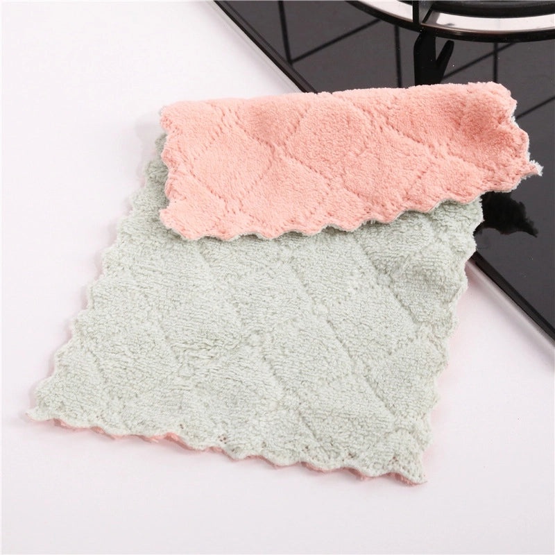 Stylish Solid Color Synthetic Fiber Dish Towel Single Piece|Kitchen Textiles and Towels