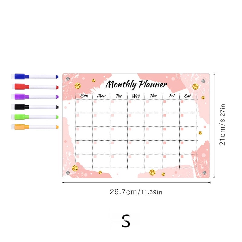 Minimalist Transparent Colored Resin Refrigerator Magnet | Home Decor