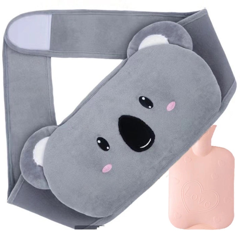 Plush Hot Water Bag with Protective Belt for Waist and Hands Warmth | Home & Personal Care