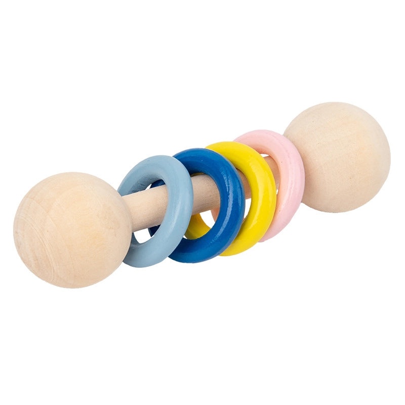 Wooden Circle Rattle Bell Toy for Baby | Baby Toys & Accessories