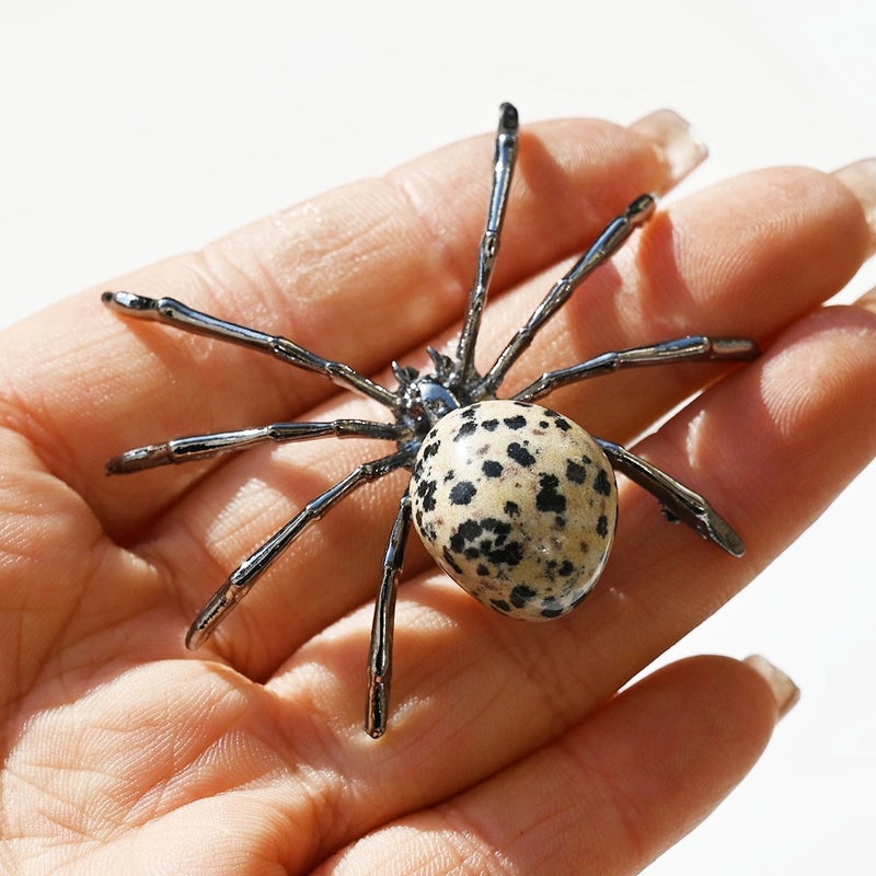 Halloween Spider Stone Ornaments Cool Novelty Artificial Decorations | Halloween Decorations