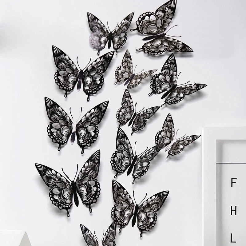 Elegant Iridescent Butterfly Wall Decal for Home Decor|Wall Stickers
