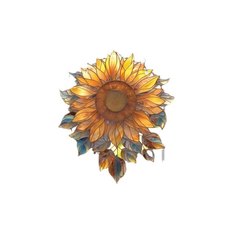 Sunflower Acrylic Window Hanging Light | Home Decor Lighting