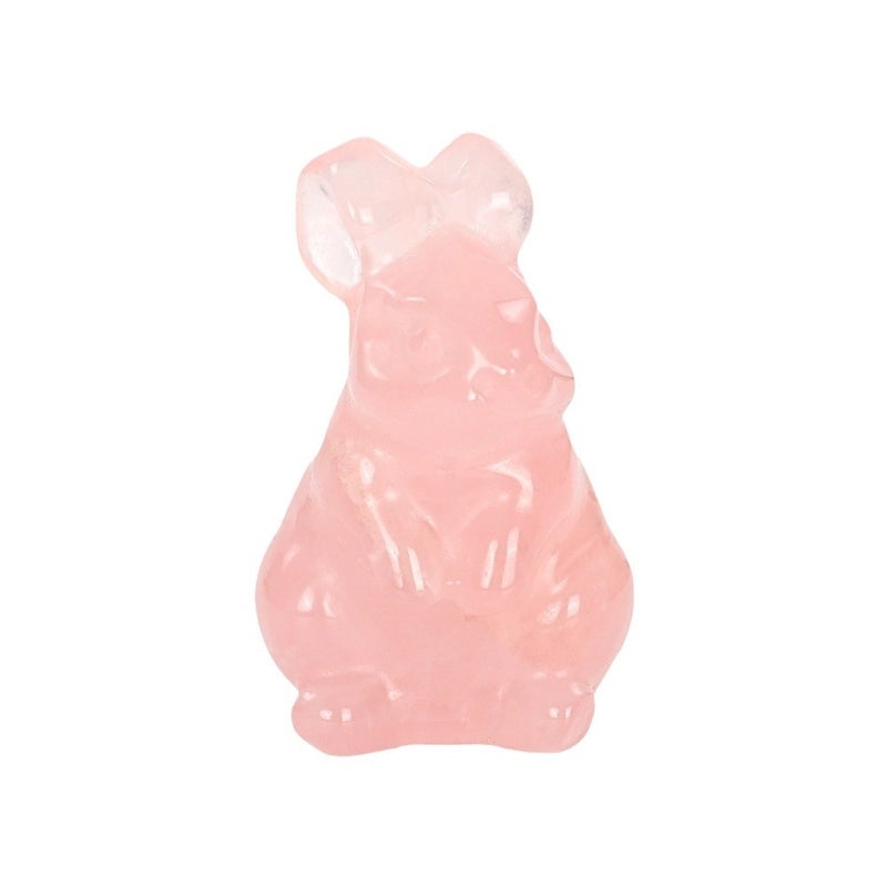 5 Pieces Minimalist Rabbit Crystal Figurines for Home Decor|Home Decor & Ornaments