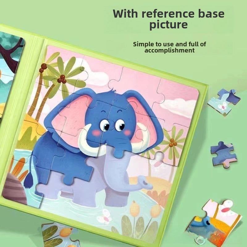 Magnetic Animal Traffic Puzzle for Toddlers and Kids Ages 1-6 | Educational Toys & Puzzles