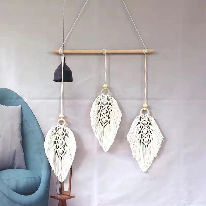 Striped Cotton Tapestry Wall Hanging for Vacation Vibes|Home Decor Wall Art