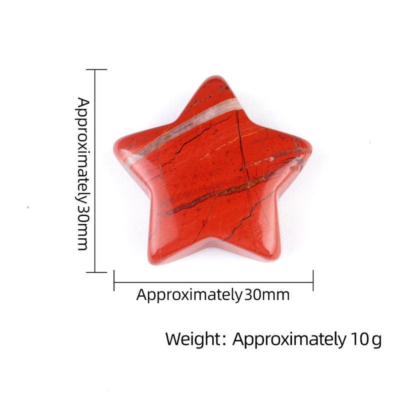 Natural Crystal Agate Star-Shaped Bead Pendant | Jewelry Accessories