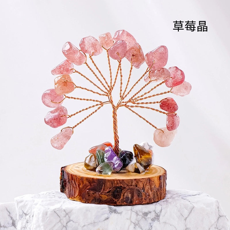 Minimalist Tree Crystal Ornament Decorative Artificial Home Accessories|Home Decor