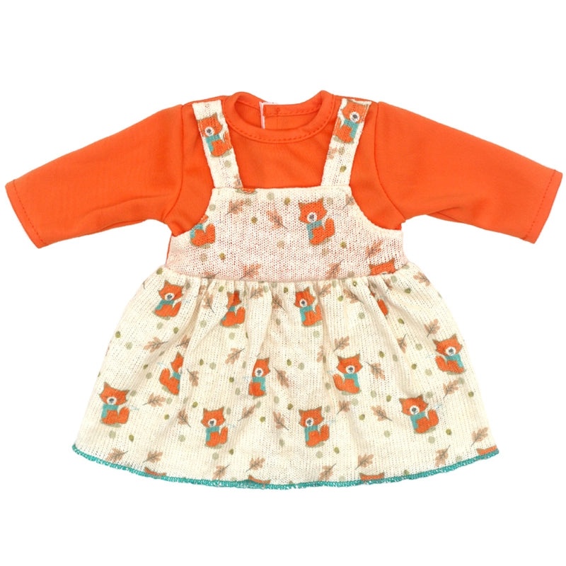 18 Inch Baby Doll Clothes for 43cm Dolls Autumn Winter Christmas Fox Theme Thick Warm Outfit|Doll Clothes & Accessories