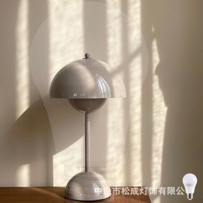 Nordic Flower Bud Table Lamp Plug-in Night Light for Wedding Bedside Dowry Lantern|Home Decor Lighting