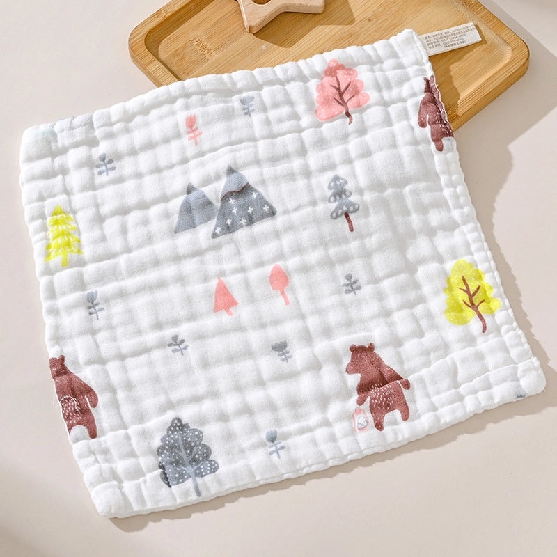 Adorable Cartoon Fruit and Fish Baby Burp Cloths Soft Infant Accessories|Baby Essentials