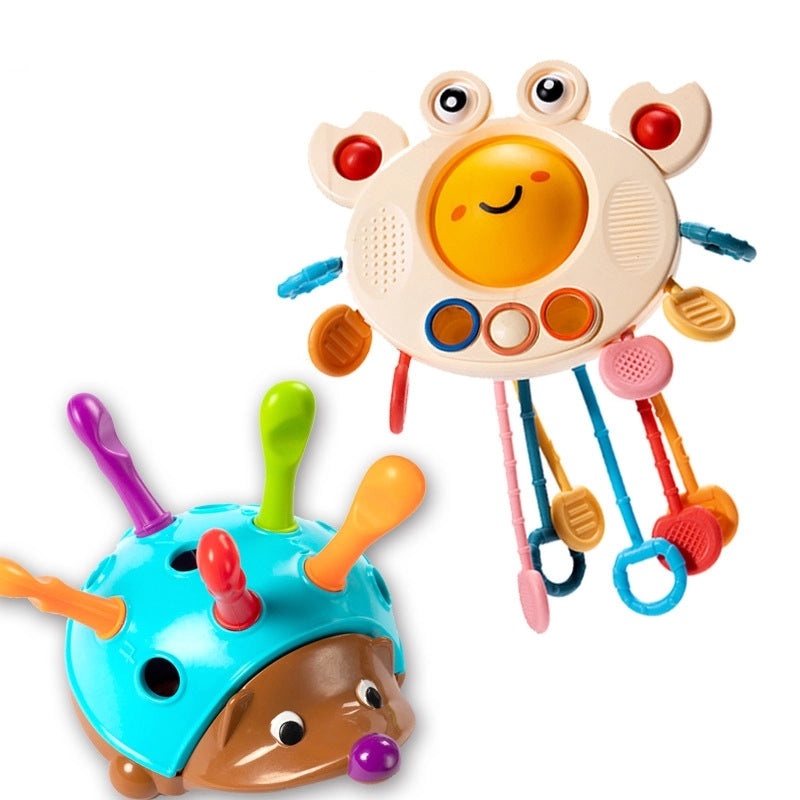 Baby Hedgehog Hand-eye Coordination Puzzle Toy|Early Childhood Educational Toys