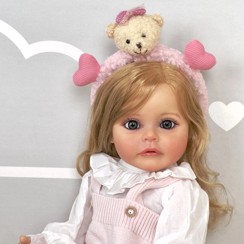 55cm Handmade Painted Suesue Reborn Baby Doll Full Glue Simulation Realistic Newborn|Baby Dolls & Accessories