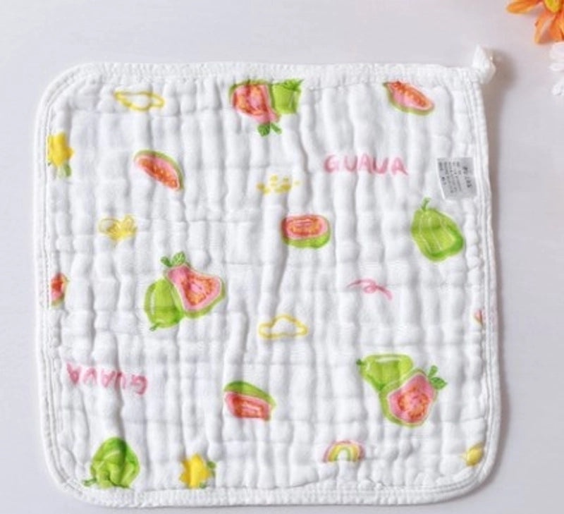 Cartoon Style Cotton Baby Burp Cloths Soft and Minimalist Newborn Accessories|Baby Accessories
