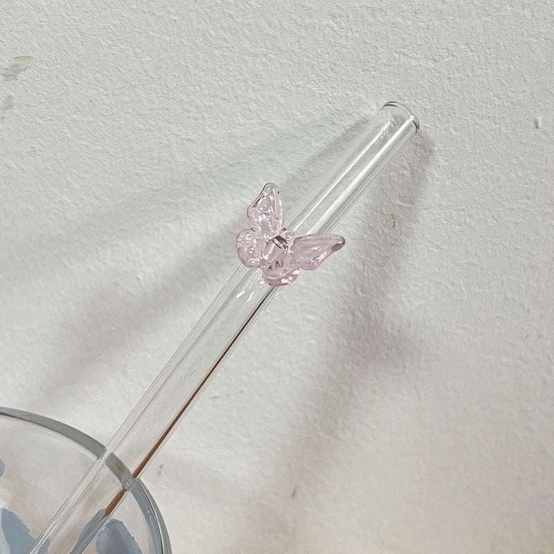 Animal Design Glass Drinking Straw | Kitchen & Dining Accessories