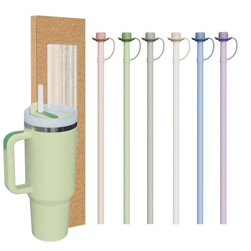 Silicone Straw Cap Dust-Proof Cover for Water Cups | Drinkware Accessories