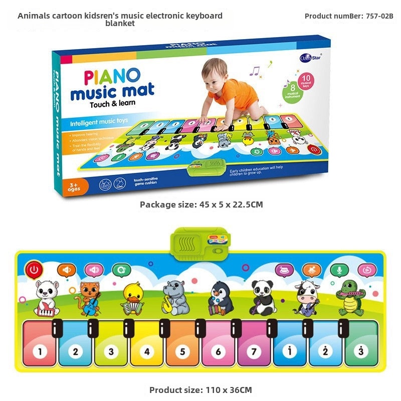 Aozheng Electronic Music Playmat for Kids with Multiple Instrument Modes and Pedal | Educational Toys