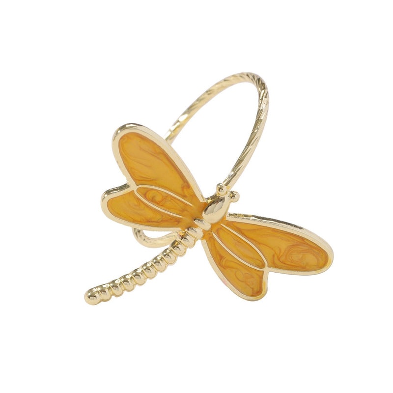 Stylish Insect-Themed Alloy Napkin Ring, Single Piece | Home Decor Table Accessories