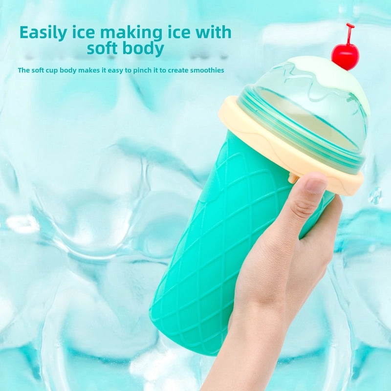 Celebrity Summer Smoothie Pinch Cup Double-Layer Plastic DIY Family Kids Drinkware|Home & Kitchen > Drinkware > Cups & Mugs