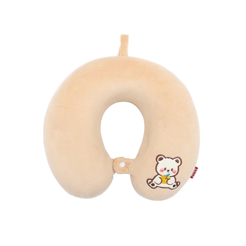 Cartoon Memory Foam U-Shaped Neck Pillow for Travel, Office, and Home | Travel Accessories