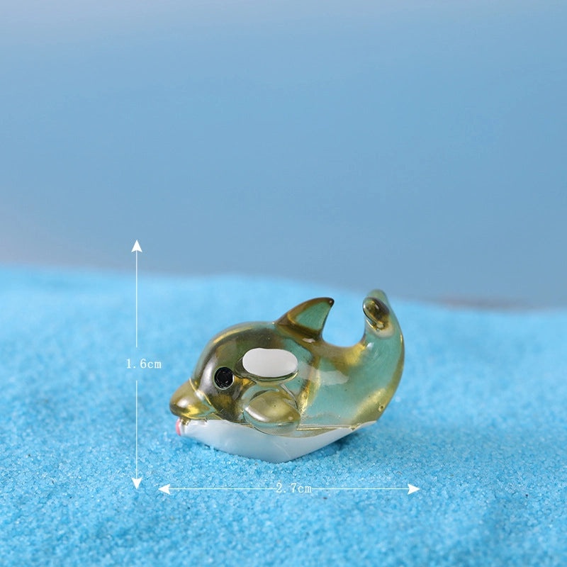 Marine Cartoon Resin Crab Shell and Whale Ornaments|Home Decor Accessories