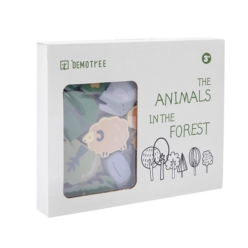 Wooden Animal Building Blocks for Toddlers 3-6 Years|Educational Wooden Toys