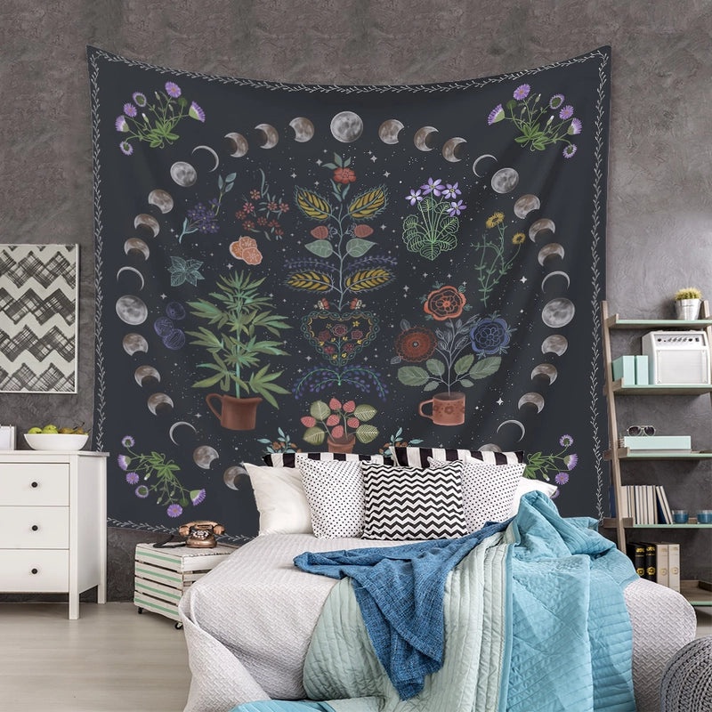 Bohemian Moon Wall Hanging Tapestry | Home Decor