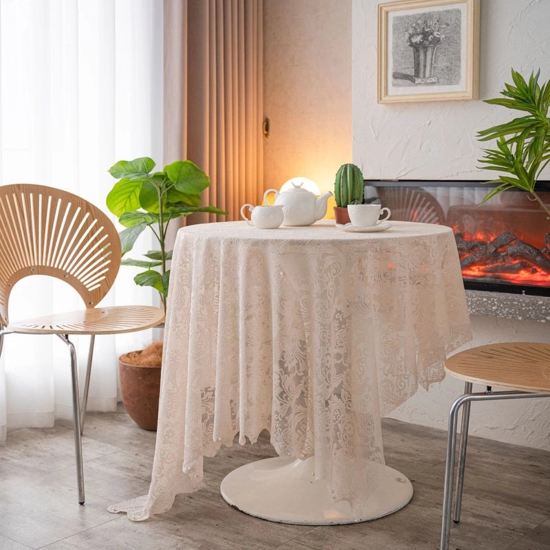 Light Green Beaded Embroidered Tablecloth for Cake Photography Background | Photography Props