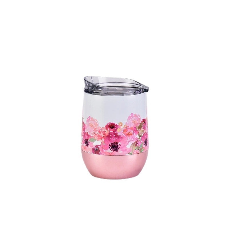 Floral Print Large Capacity Straw Cup 2022 New Fashion | Drinkware & Tumblers