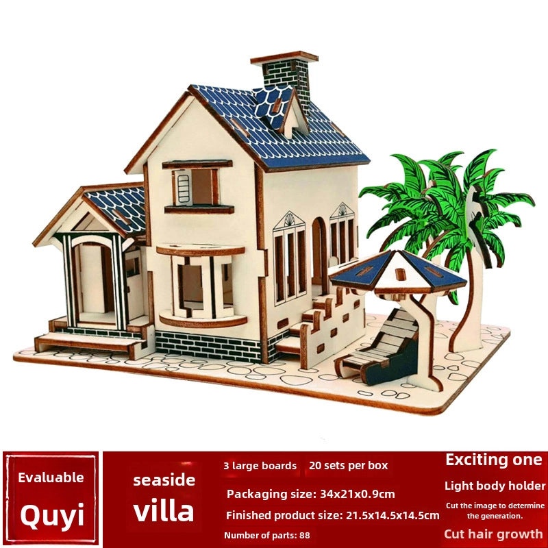 Handmade Wooden 3D Puzzle for Kids and Adults | Educational Toys & Games