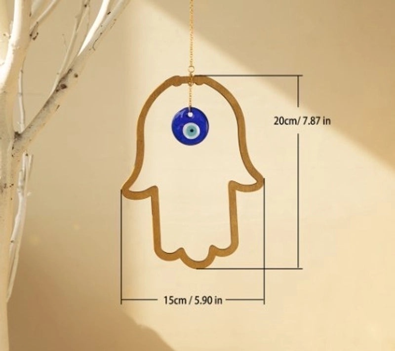 Vintage Minimalist Devil’s Eye Wooden Pendant for Men and Women | Jewelry & Accessories