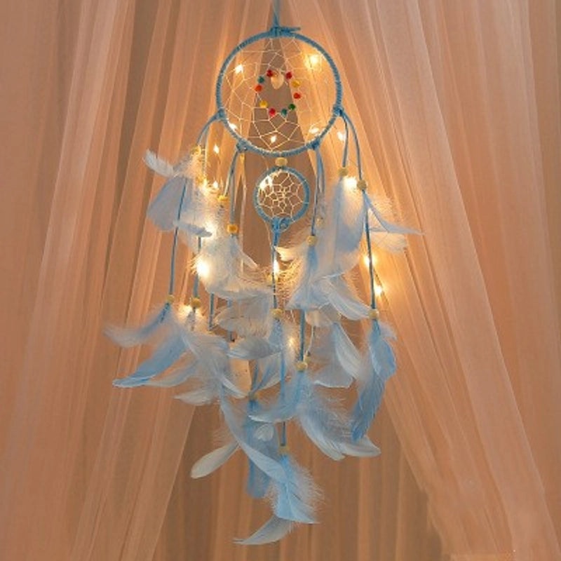 Minimalist Solid Color Feather Dreamcatcher for Window Decoration|Home Decor