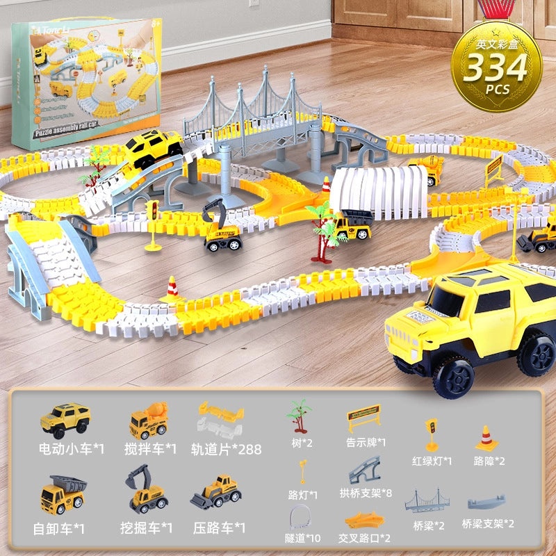 Explosions Kids Educational DIY Electric Rail Car Toy Stall | Educational Toys & DIY Kits