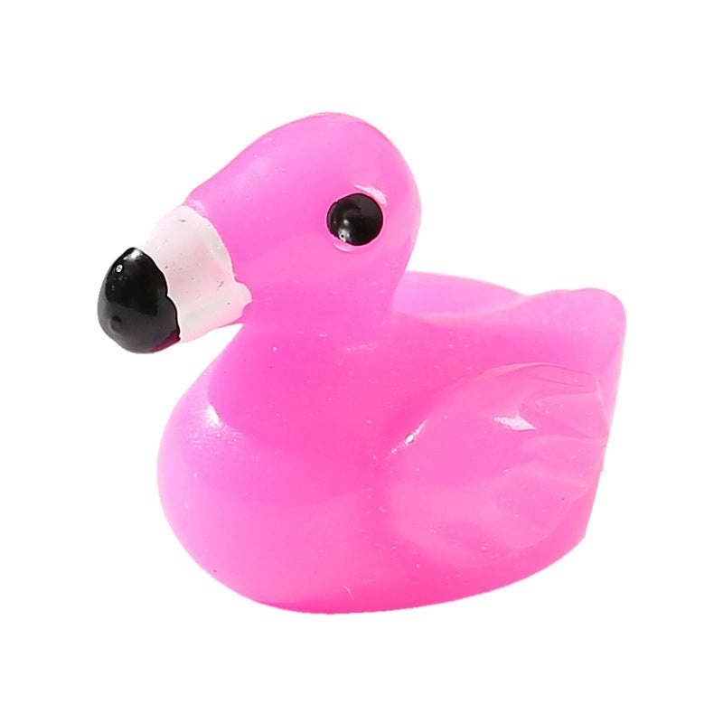 Flamingo Miniature Succulent Garden DIY Resin Figurines Small Animal Landscaping Accessories|Home Decor & Garden Ornaments