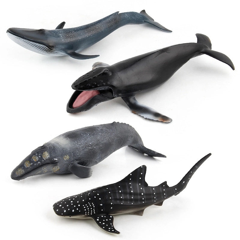 Realistic Marine Animal Toy Set|Educational Marine Life Models|Whale and Narwhal Figure Collection|Ocean Animal Simulation Toys|Kids Learning Mod