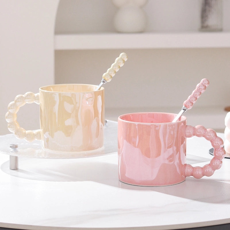 White Porcelain Water Bottle for Casual Vacation Use 1 Piece | Travel Accessories