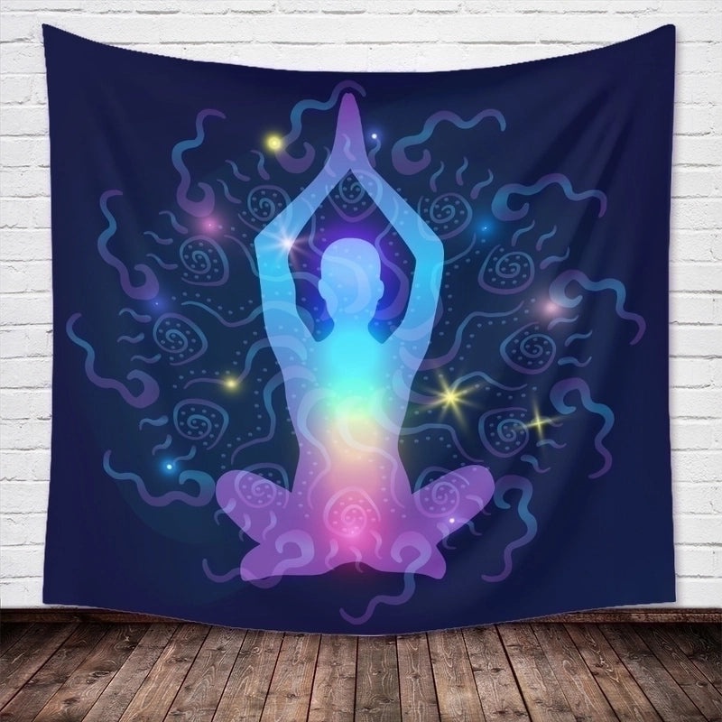 India Buddha Yoga Wall Hanging Tapestry | Home Decor