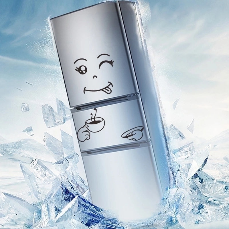 Cute Casual Face PVC Wall Decal for Home Decor|Wall Stickers