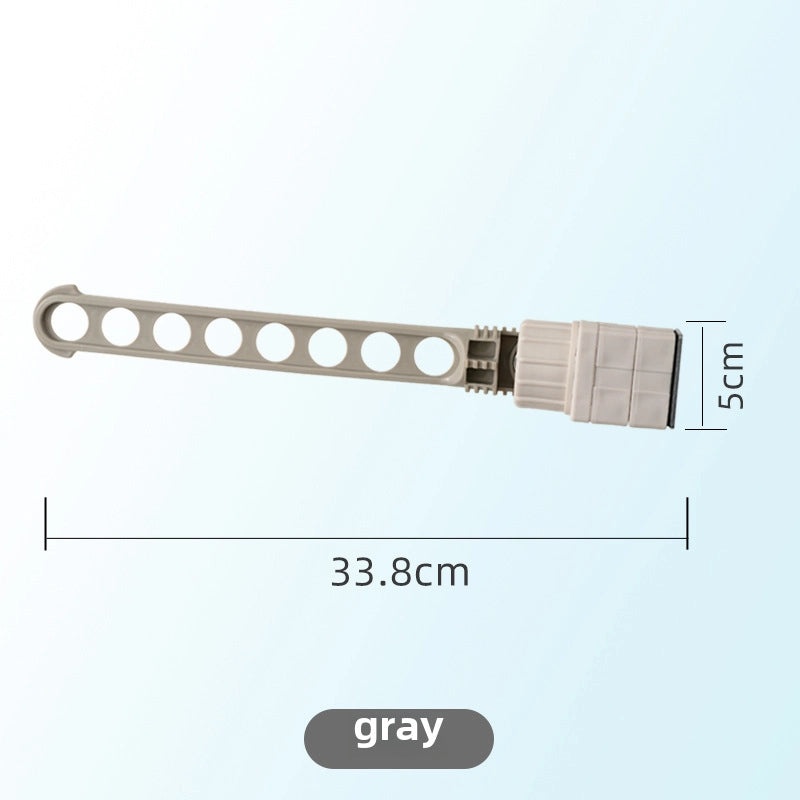 Rotating 8-Hole Elastic Snap-in Window Drying Rack | Home & Garden Accessories