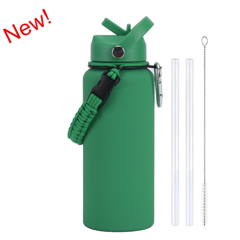 Stainless Steel Water Bottle Single Piece Casual Solid Color | Drinkware & Hydration