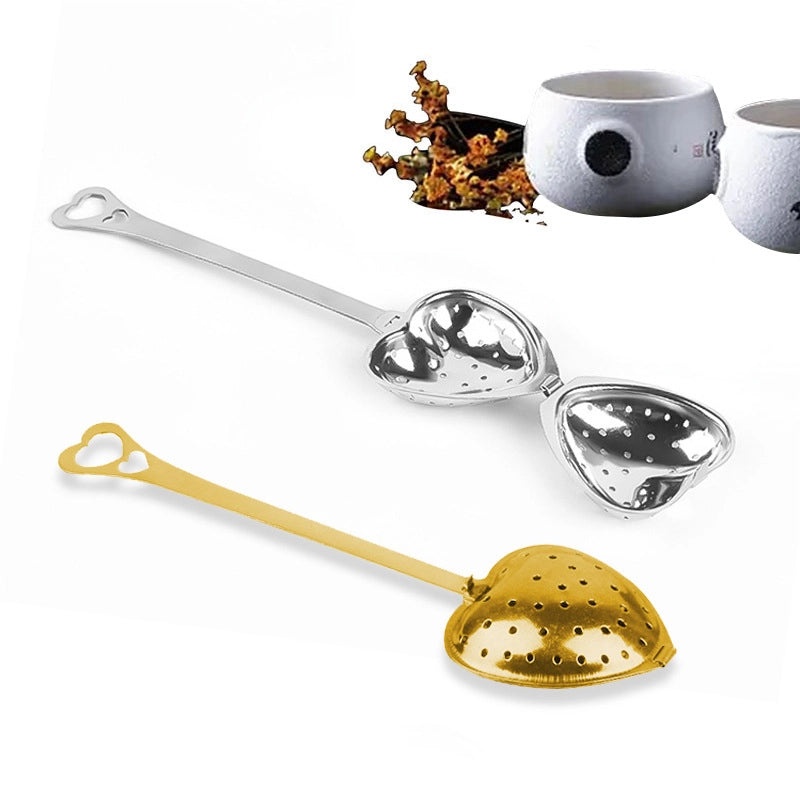 Heart Shaped 304 Stainless Steel Tea Infuser for Casual Use 1 Piece|Kitchen & Dining Accessories
