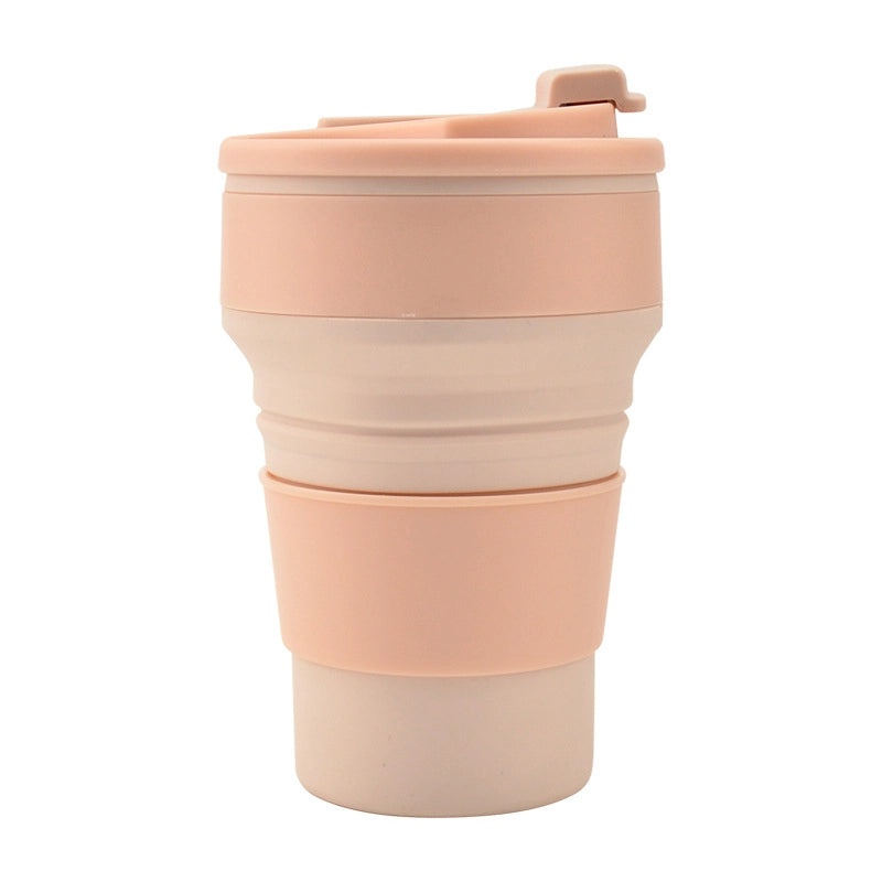 便携折叠硅胶水杯 旅行运动户外咖啡杯|户外用品