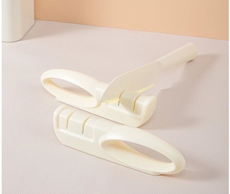 Simple Solid Color PP Knife Sharpener One Piece | Kitchen Tools & Gadgets