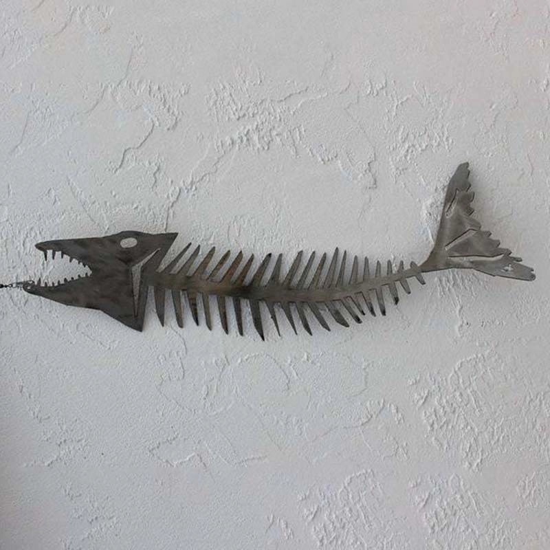 Minimalist Marine Shark Metal Wall Art | Home Decor